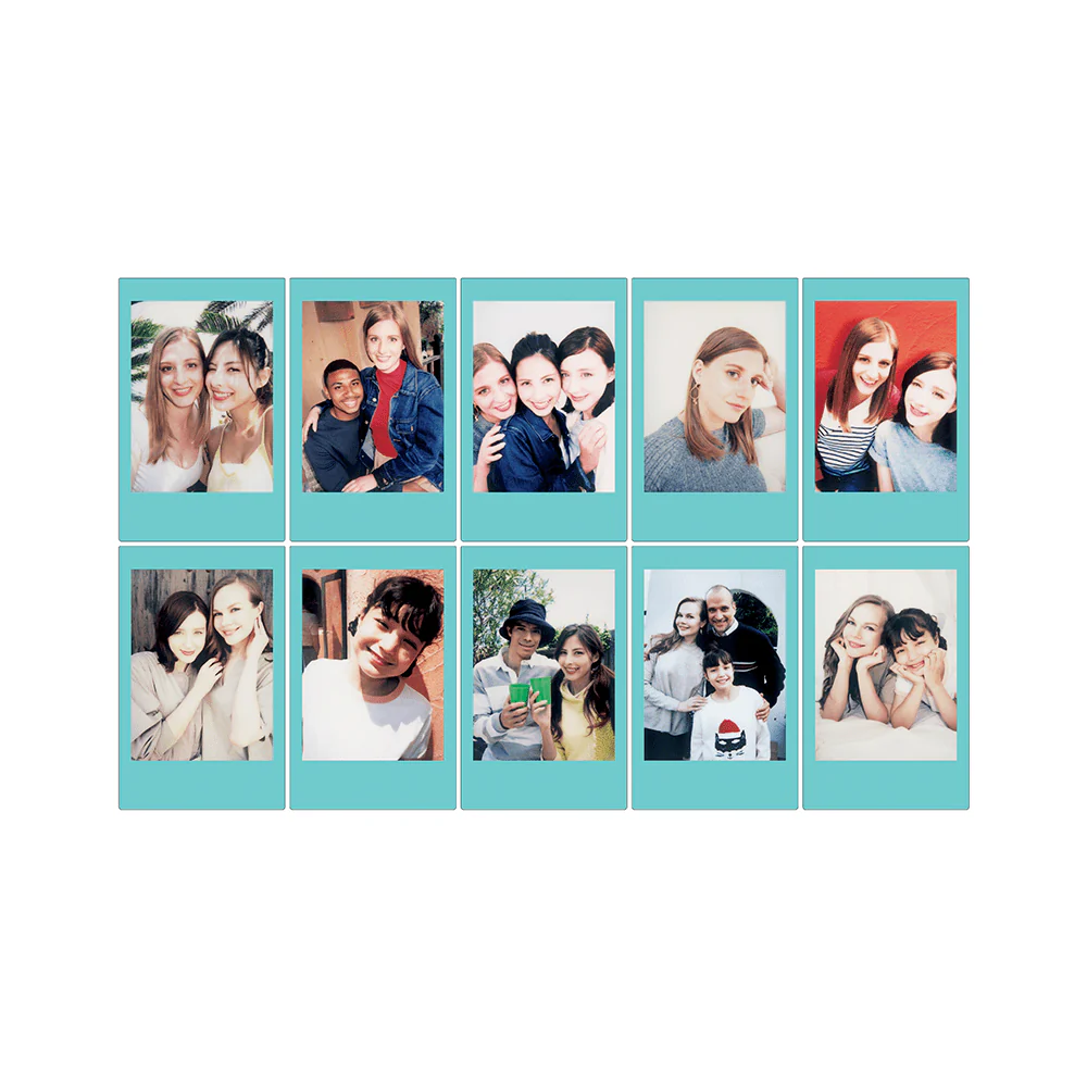 Instax Mini Designer Film - Sky Blue Frame (10 sheets) - Image 4