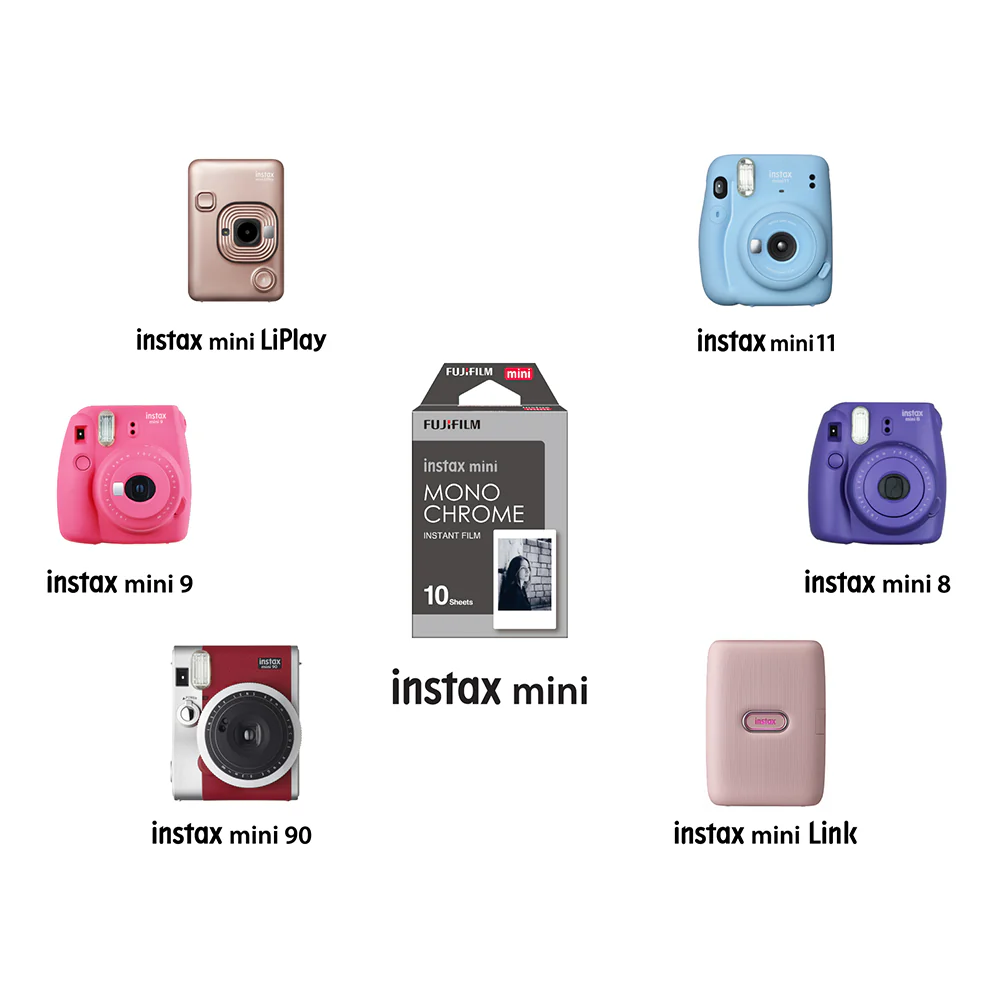 Instax mini Monochrome Film Pack (10 sheets) - Image 3