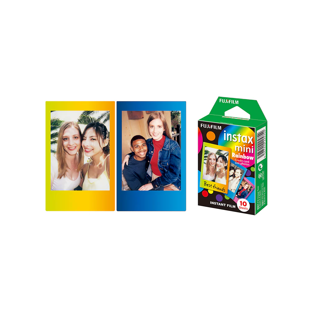 Instax mini designer film- Rainbow frame (10 sheets) - Image 3