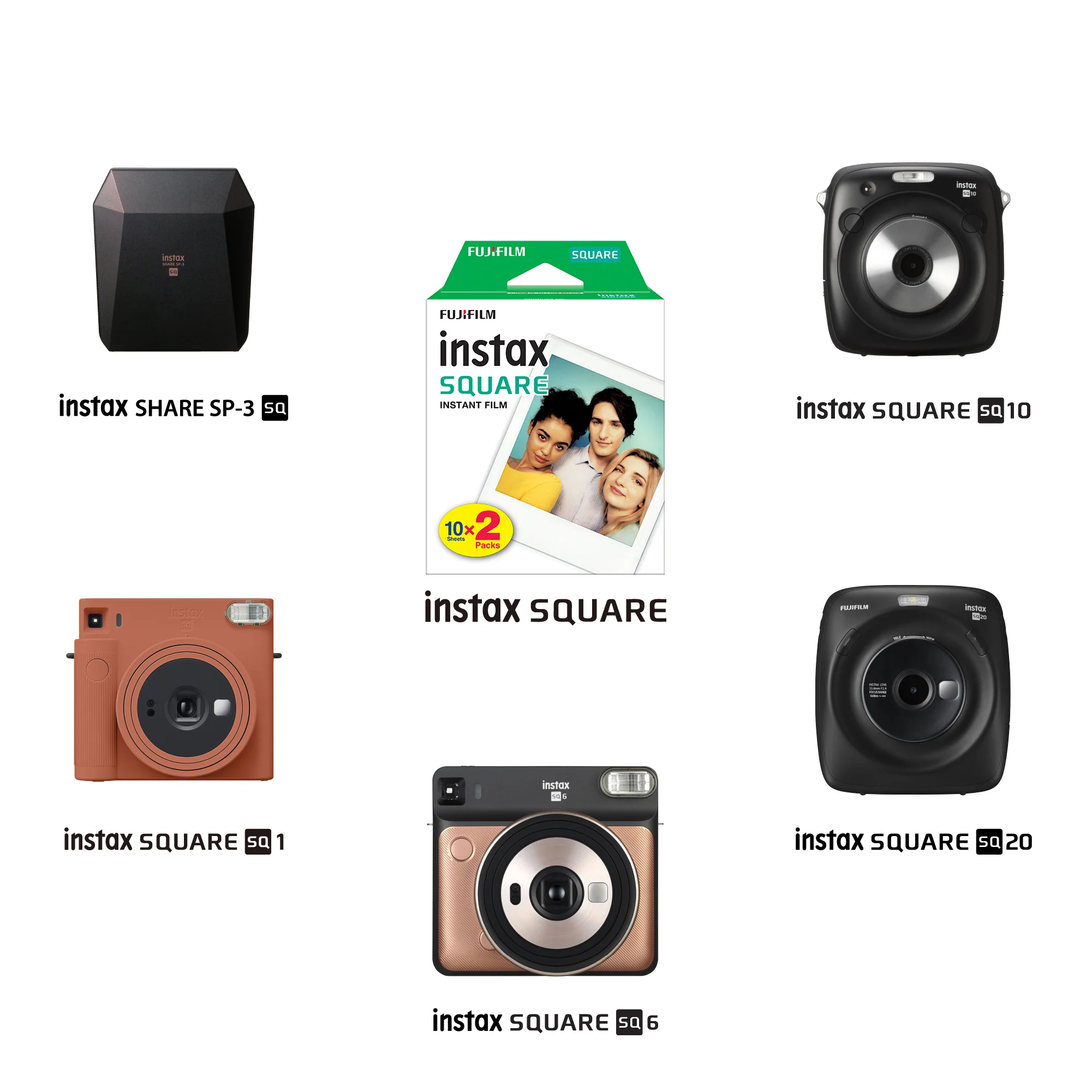 Instax Square Film - 20 Sheets Per Pack - Image 5