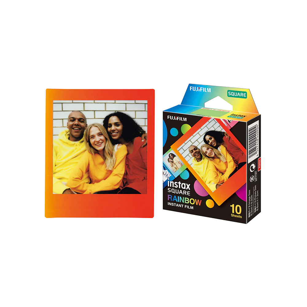 Instax square designer film- Rainbow frame (10 sheets) - Image 3
