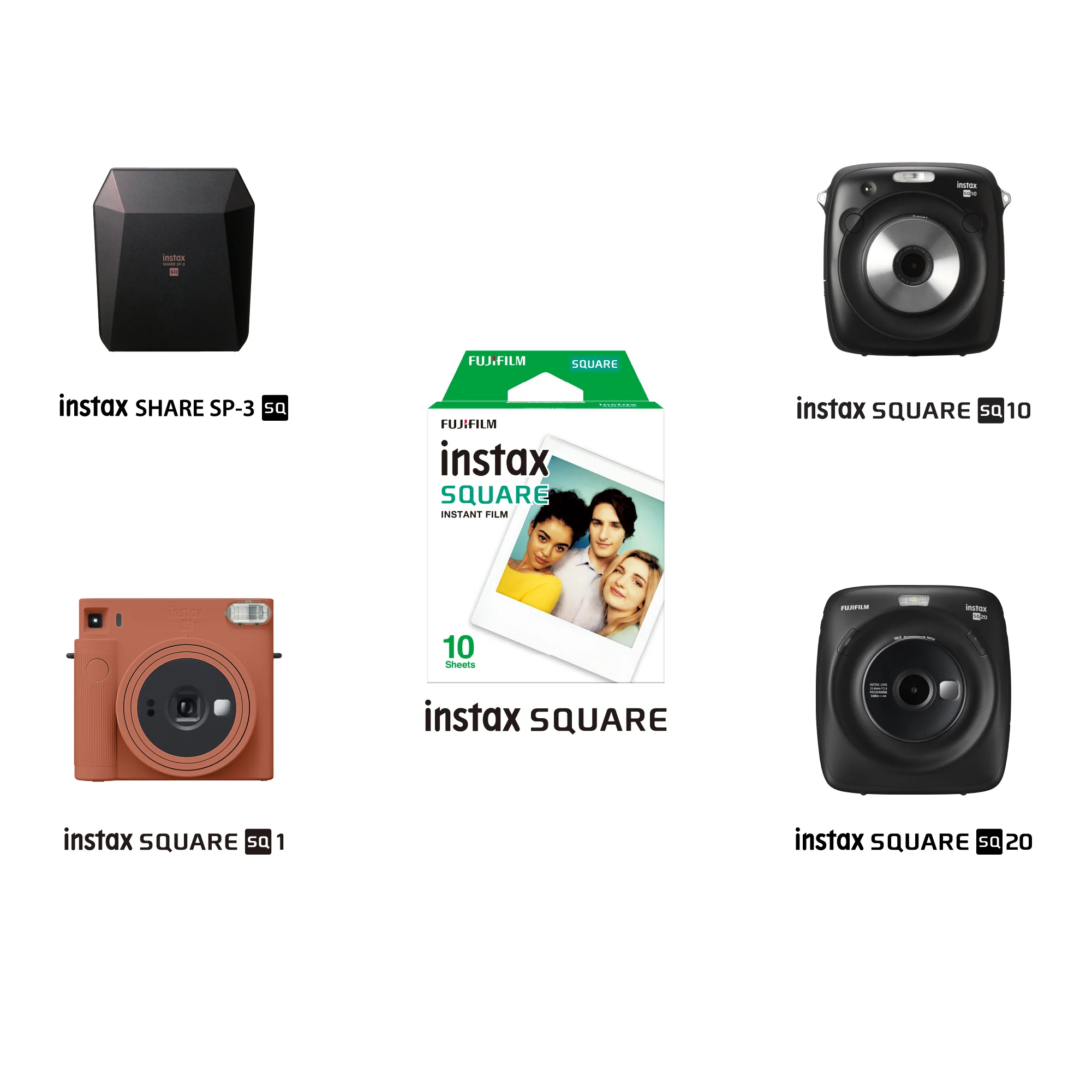 Instax square film - 10 sheets per pack - Image 3